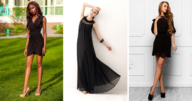 Черное летнее платье – 32 фото модных моделей на все случаи жизни
